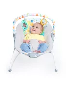 Bright Starts Rezgő pihenőszék, Safari Fun™, 0 hó+, 9 kg-ig