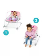 Disney Baby Rezgő hintaszék, Minnie Mouse Forever Besties™, 0 hó+, 18 kg-ig