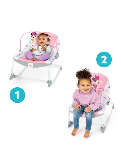 Disney Baby Rezgő hintaszék, Minnie Mouse Forever Besties™, 0 hó+, 18 kg-ig