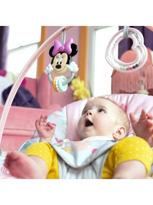 Disney Baby Rezgő hintaszék, Minnie Mouse Forever Besties™, 0 hó+, 18 kg-ig