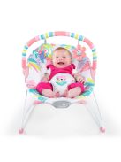 Bright Starts Rezgő pihenőszék, Flamingo Vibes™, 0 hó+, 9 kg-ig