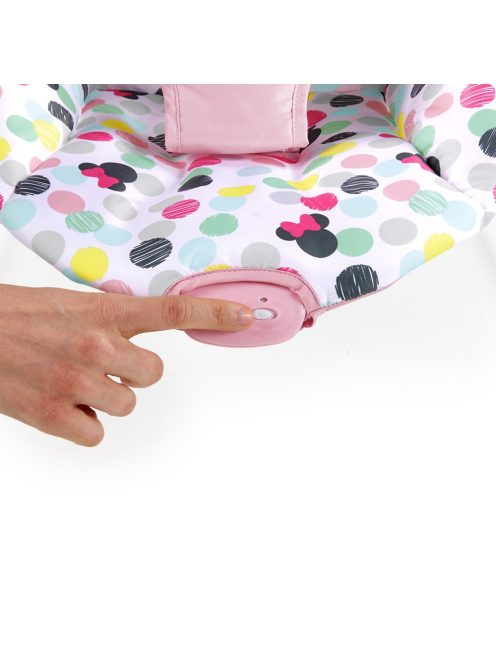 Disney Baby Rezgő pihenőszék, Minnie Mouse Spotty Dotty, 0 hó+, 9 kg-ig