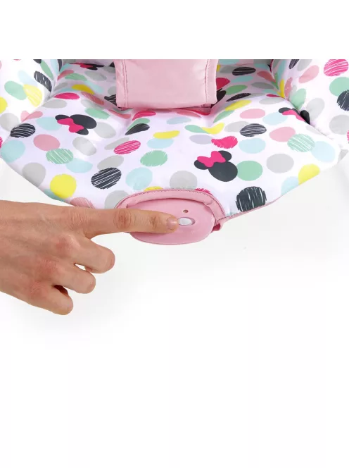 Disney Baby Rezgő pihenőszék, Minnie Mouse Spotty Dotty, 0 hó+, 9 kg-ig