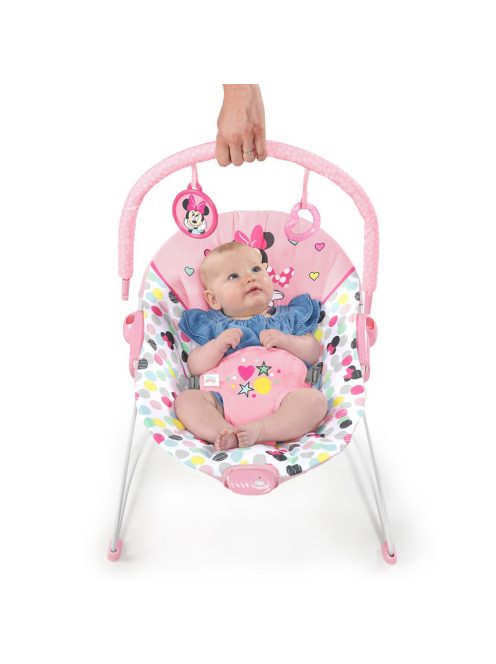 Disney Baby Rezgő pihenőszék, Minnie Mouse Spotty Dotty, 0 hó+, 9 kg-ig