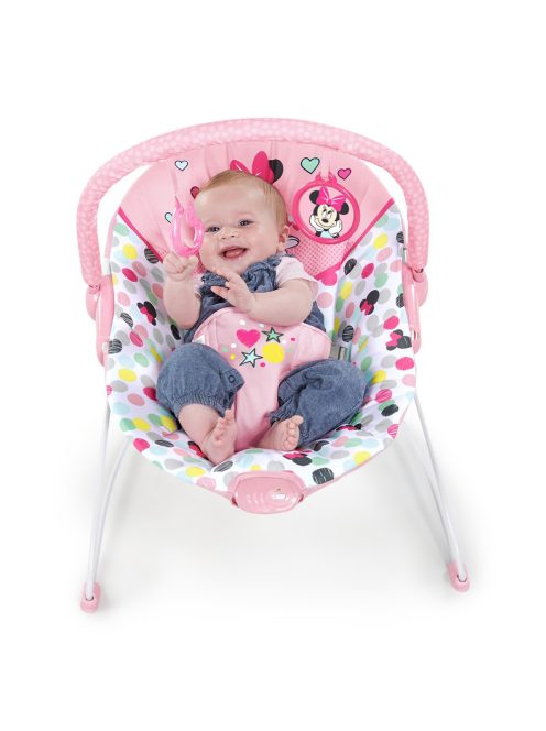 Disney Baby Rezgő pihenőszék, Minnie Mouse Spotty Dotty, 0 hó+, 9 kg-ig