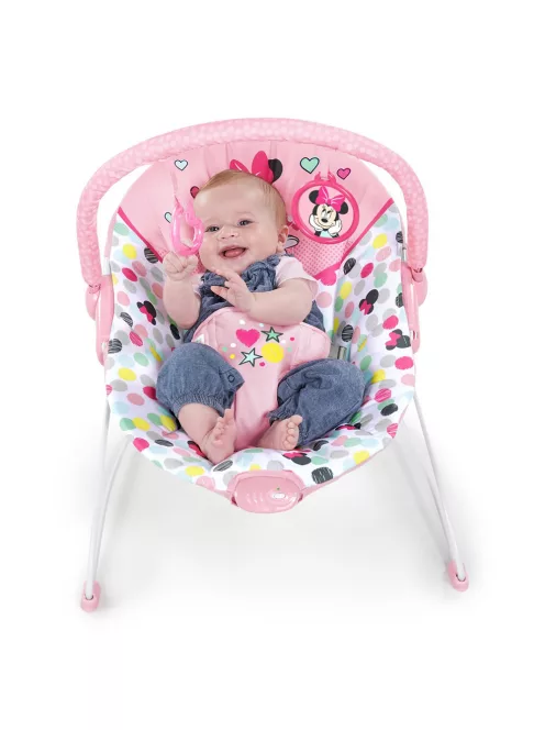 Disney Baby Rezgő pihenőszék, Minnie Mouse Spotty Dotty, 0 hó+, 9 kg-ig