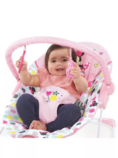 Disney Baby Rezgő pihenőszék, Minnie Mouse Spotty Dotty, 0 hó+, 9 kg-ig