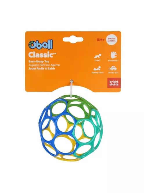 OBALL Játék, Classic, 10 cm, kékes/zöld, 0 hó+