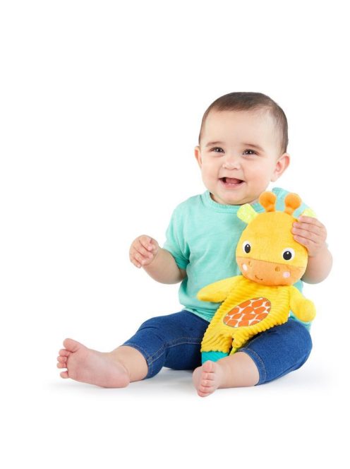 Bright Starts Játék - rágóka, Snuggle&Teethe, zsiráf, 0 hó+