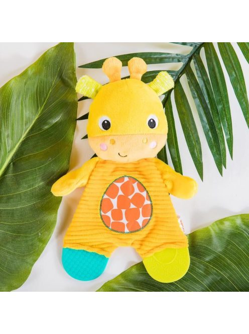 Bright Starts Játék - rágóka, Snuggle&Teethe, zsiráf, 0 hó+