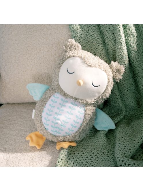 INGENUITY Altató játék, plüss zenélő bagoly, Nally™, 0 hó+