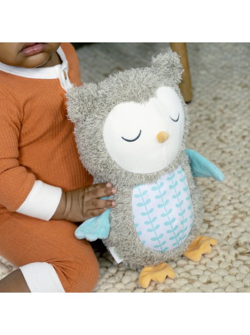 INGENUITY Altató játék, plüss zenélő bagoly, Nally™, 0 hó+