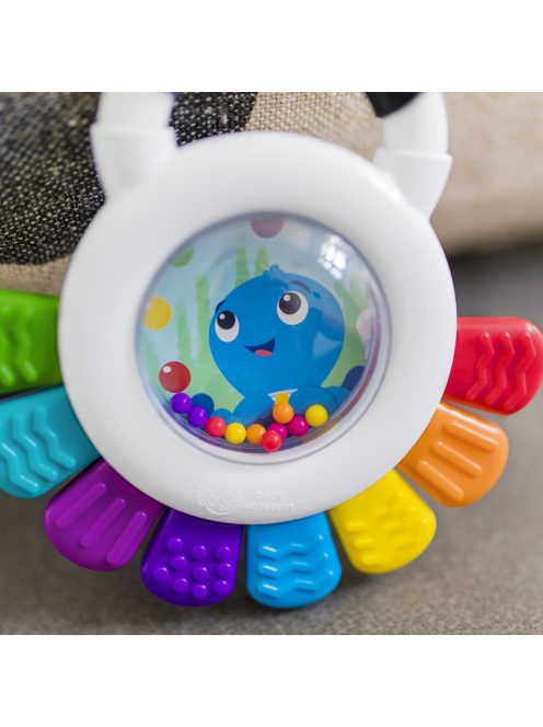 Baby Einstein Érzékszervi játék, csörgő és rágóka, BPA-mentes, Outstanding Opus™, 3 hó+