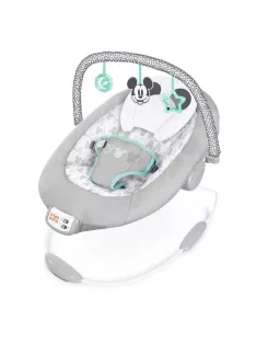   Bright Starts Rezgő pihenőszék dallamokkal, Mickey Mouse Cloudscapes™, 0 hó+, 9 kg-ig