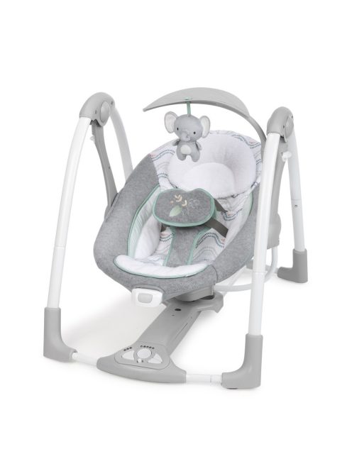 INGENUITY Átalakítható rezgő hinta dallamokkal és adapterrel, Swell™, 2in1, 0 hó+, 9 kg-ig