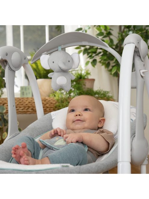 Ingenuity Átalakítható rezgő hinta dallamokkal és adapterrel, Swell™, 2in1, 0 hó+, 9 kg-ig