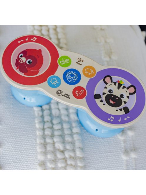 Baby Einstein Zenélő játék dobok, Upbeat Tunes™ Magic Touch™, HAPE, 6 hó+