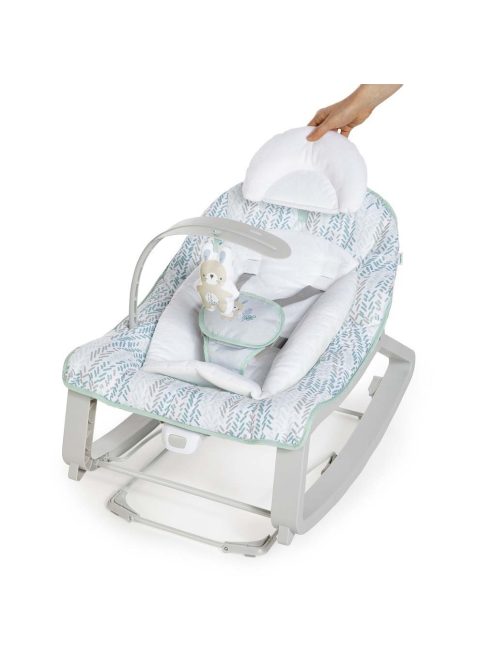 INGENUITY Keep Cozy rezgő pihenőszék 3 az 1-ben 18kg-ig - Spruce