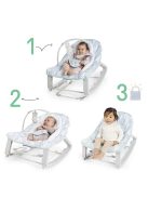 INGENUITY Keep Cozy rezgő pihenőszék 3 az 1-ben 18kg-ig - Spruce
