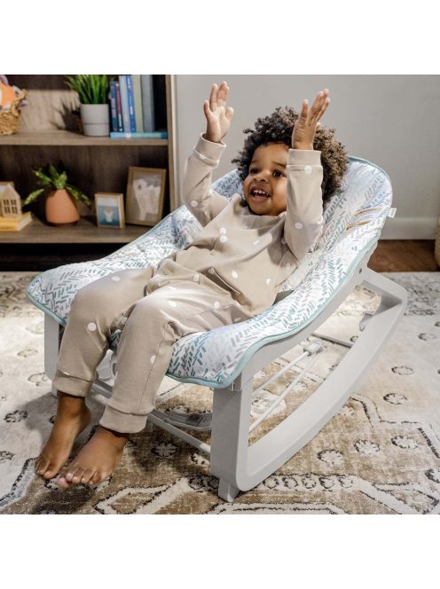 INGENUITY Keep Cozy rezgő pihenőszék 3 az 1-ben 18kg-ig - Spruce