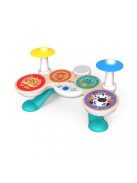 Baby Einstein Zenélő játék dob készlet, Together in Tune Drums™, Connected Magic Touch™, HAPE, 12 hó+