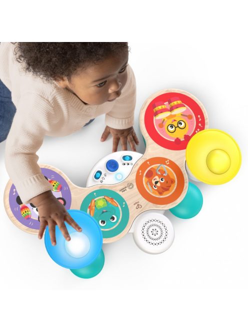 Baby Einstein Zenélő játék dob készlet, Together in Tune Drums™, Connected Magic Touch™, HAPE, 12 hó+