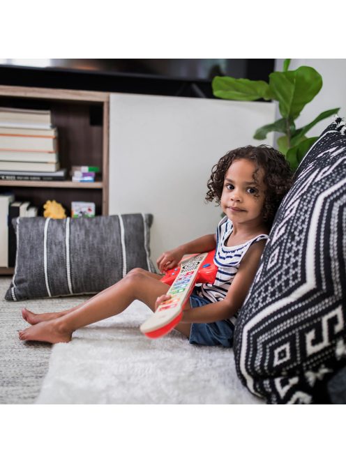 BABY EINSTEIN Fa zenélő játék gitár Together in Tune Guitar™ Connected Magic Touch™ HAPE 6hó+