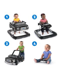   Bright Starts Bébikomp, 4in1 Ford F-150 Agate, Black, 6 hó+, 12 kg