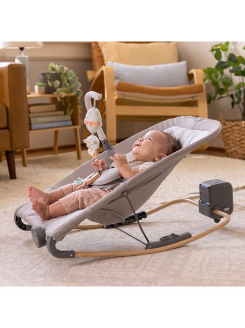 INGENUITY Masszázs vibráló hintaszék melódiával Soulful Skies™ 0m+ 9kg-ig