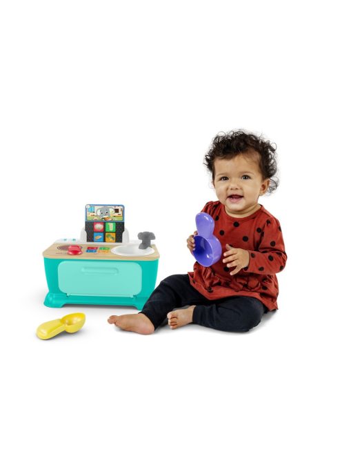 Baby Einstein Zenélő játékkonyha, Magic Touch Kitchen™ Pretend to Cook, HAPE, 9 hó+