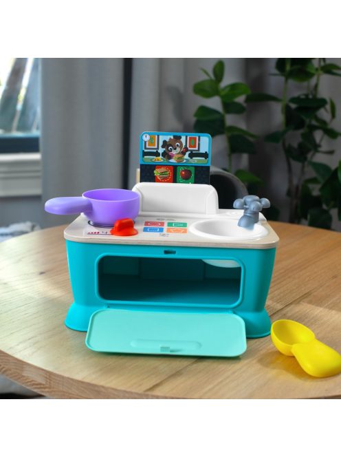 Baby Einstein Zenélő játékkonyha, Magic Touch Kitchen™ Pretend to Cook, HAPE, 9 hó+