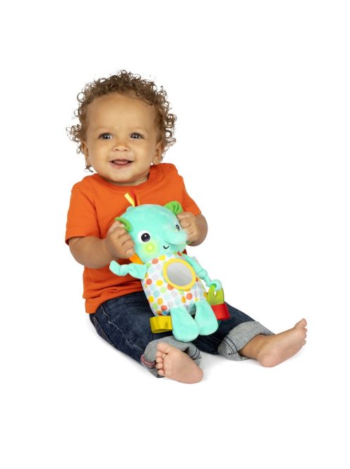 BRIGHT STARTS Játék dallamokkal C-karikán elefánt Huggin' Lights ™0hó+