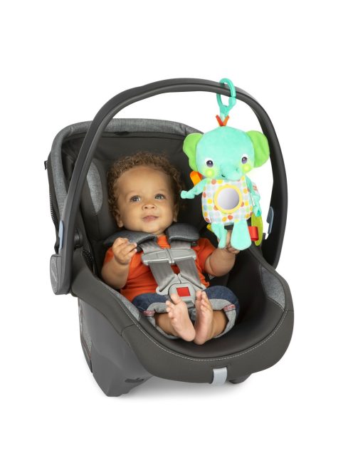 BRIGHT STARTS Játék dallamokkal C-karikán elefánt Huggin' Lights ™0hó+