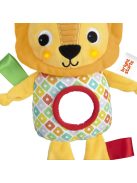 Bright Starts C-karikán játék dallamokkal, oroszlán, Huggin' Lights™, 0 hó+