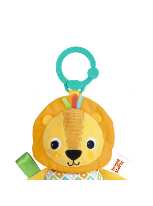 Bright Starts C-karikán játék dallamokkal, oroszlán, Huggin' Lights™, 0 hó+