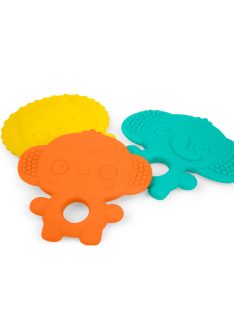 Bright Starts 3 db rágóka, Gummy Buddies™, 3 hó+