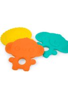 Bright Starts 3 db rágóka, Gummy Buddies™, 3 hó+
