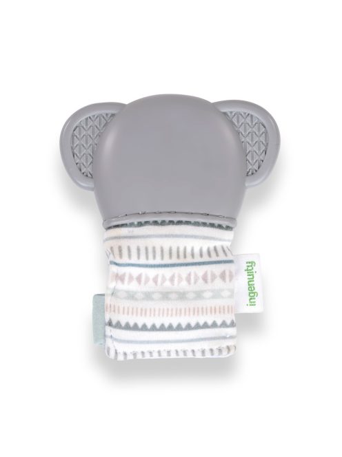 INGENUITY Csörgő/rágóka elefántos kesztyű, Van, 3 hó+