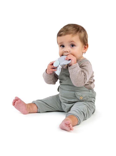 INGENUITY Csörgő/rágóka elefántos kesztyű, Van, 3 hó+