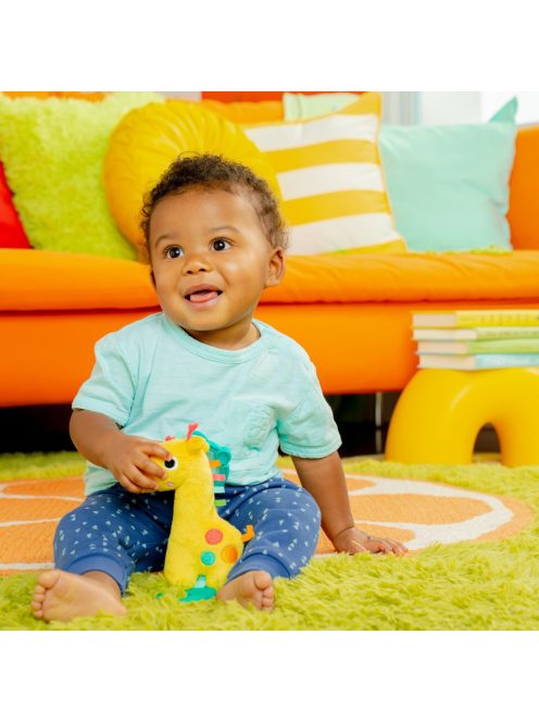 Bright Starts C-karikán játék dallamokkal, Tug Tunes™, zsiráf, 0 hó+