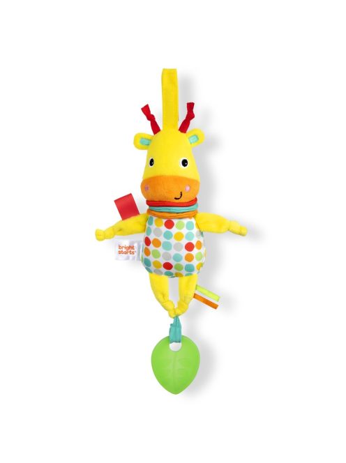 Bright Starts C-karikán játék dallamokkal, zsiráf, Pull Play & Boogie™, 0 hó+