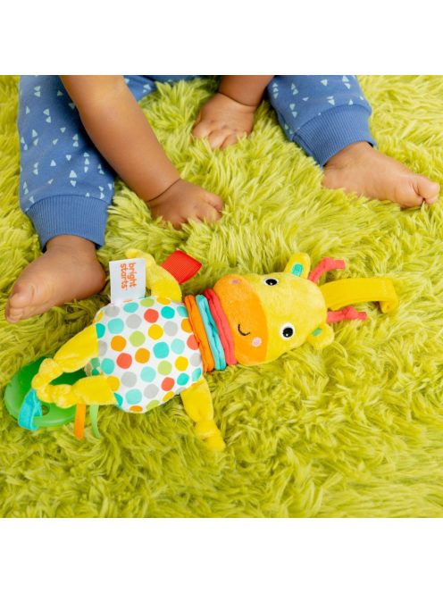 Bright Starts C-karikán játék dallamokkal, zsiráf, Pull Play & Boogie™, 0 hó+