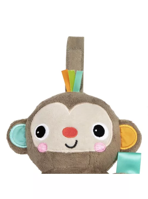 Bright Starts C-karikán játék dallamokkal, majom, Pull Play & Boogie™, 0 hó+