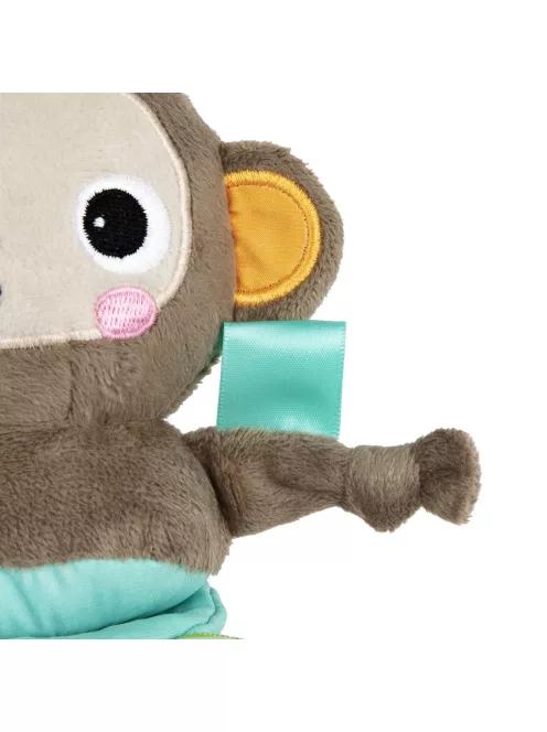 Bright Starts C-karikán játék dallamokkal, majom, Pull Play & Boogie™, 0 hó+