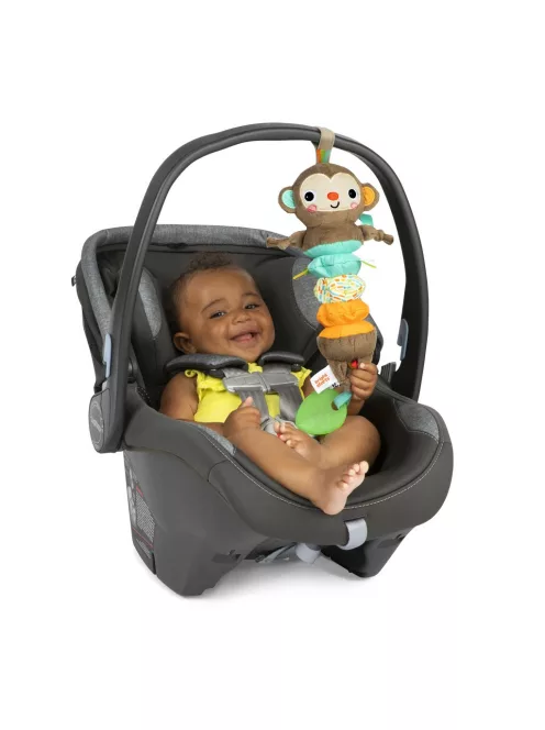 Bright Starts C-karikán játék dallamokkal, majom, Pull Play & Boogie™, 0 hó+