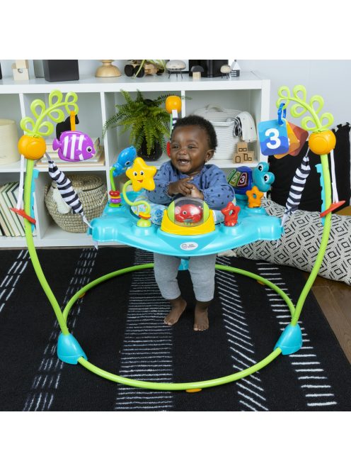 Baby Einstein Ugráló/Tevékenységi központ 2 az 1-ben Curiosity Cove™ 6 hónapos kortól 11 kg-ig