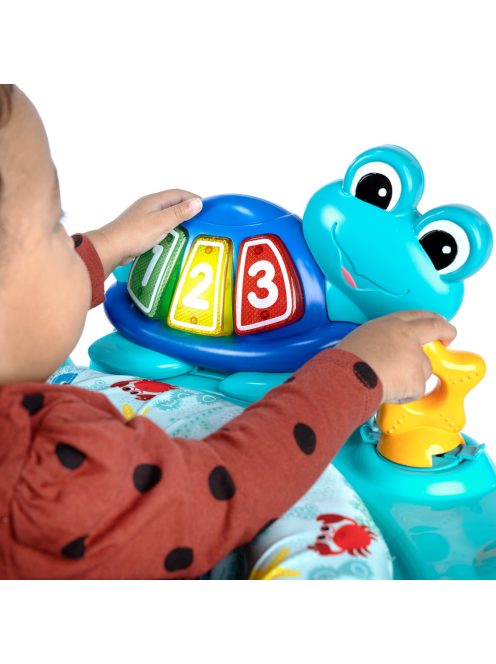 Baby Einstein Ugráló/Tevékenységi központ 2 az 1-ben Curiosity Cove™ 6 hónapos kortól 11 kg-ig