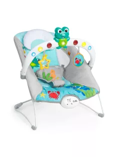   Baby Einstein Zenélő rezgő pihenőszék fényekkel Kick to It Neptune 9 kg-ig