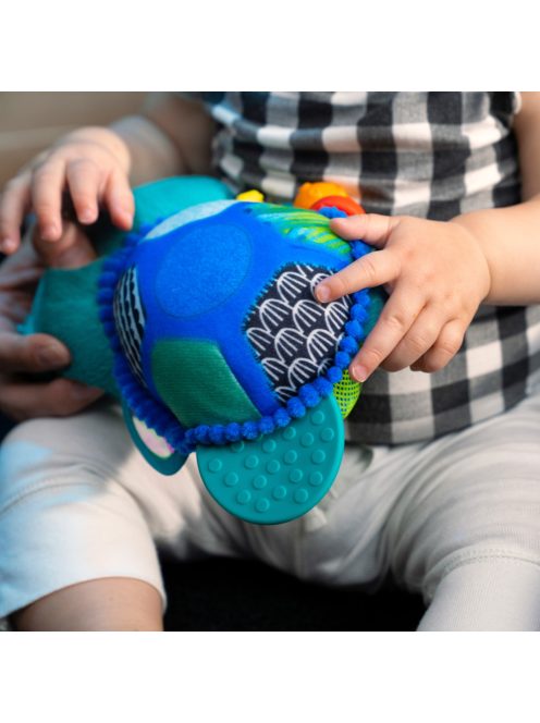 Baby Einstein Aktív játék C-karikán teknős Neptune’s Sensory Sidekick™, 0,hó+