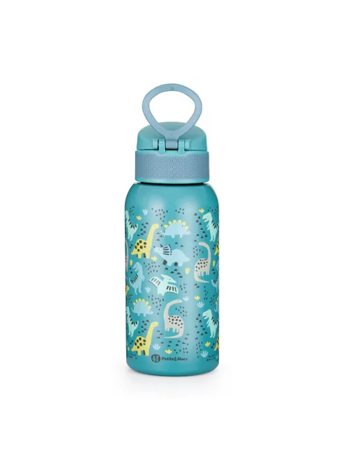 Petite&Mars Rozsdamentes acél termoszpalack ivócsőrrel 500 ml Dino Park 36m+